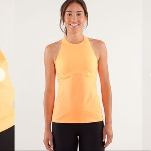 Lululemon Spin It To Win It Tank Top - Creamsicle
